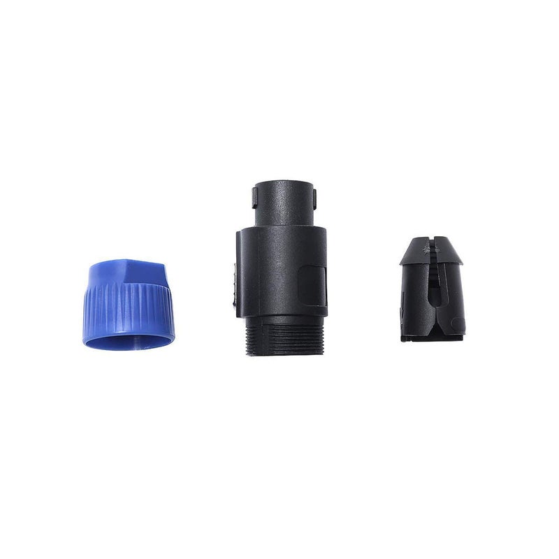 Yuyaokk 8 Pack New Speakon Cable Adapter Connectors, 4 Pole Audio Speaker Plug Twist Lock Compatiable with Speakon NL4FC, NL4FX, NLT4X, NL2FC - Image 2